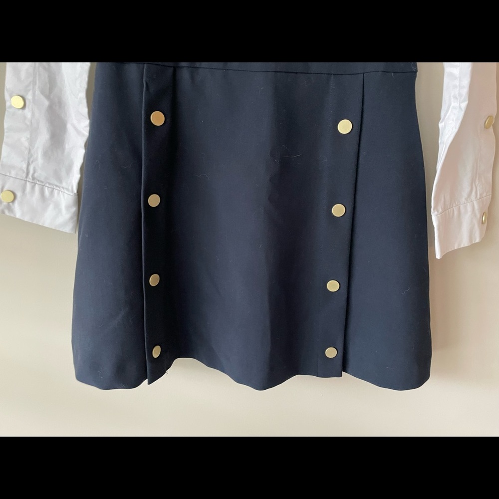 NWOT Pixie Market Riley Snap Button Utility Mini Dress - Picture 7 of 11
